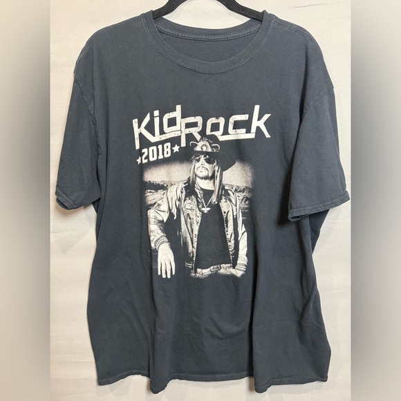 Other - 2018 Kid Rock Red Blooded Rock N Roll Redneck Black Concert T-Shirt Size XXL‎